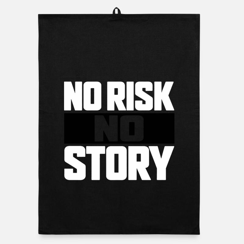 No Risk No Story Organic Geschirrtuch