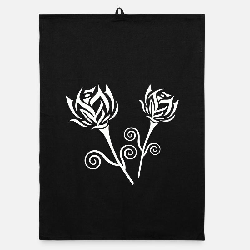 roses Organic Geschirrtuch