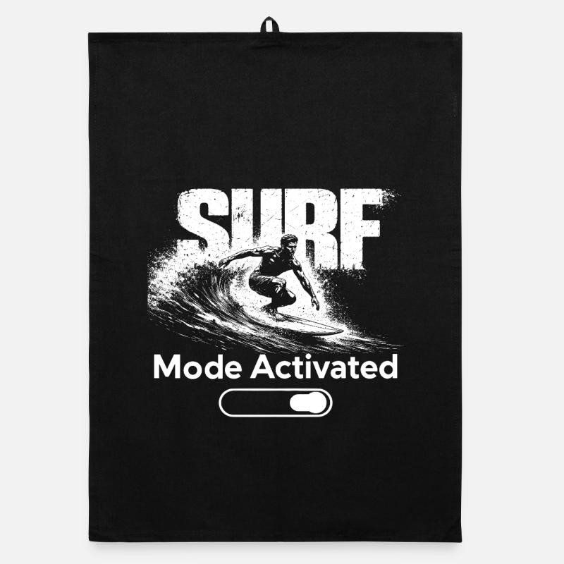 Mode Surf Shirt activé Vague de plage surfeur Torchon bio