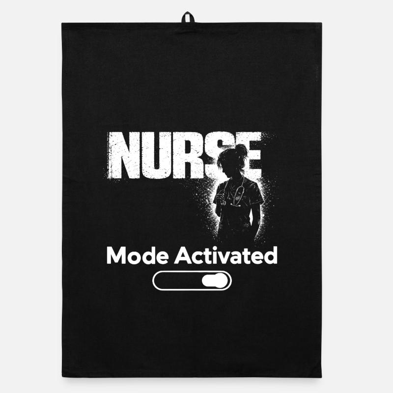 Nurse Mode Activated Shirt Funny Nurse Gift Organic Geschirrtuch