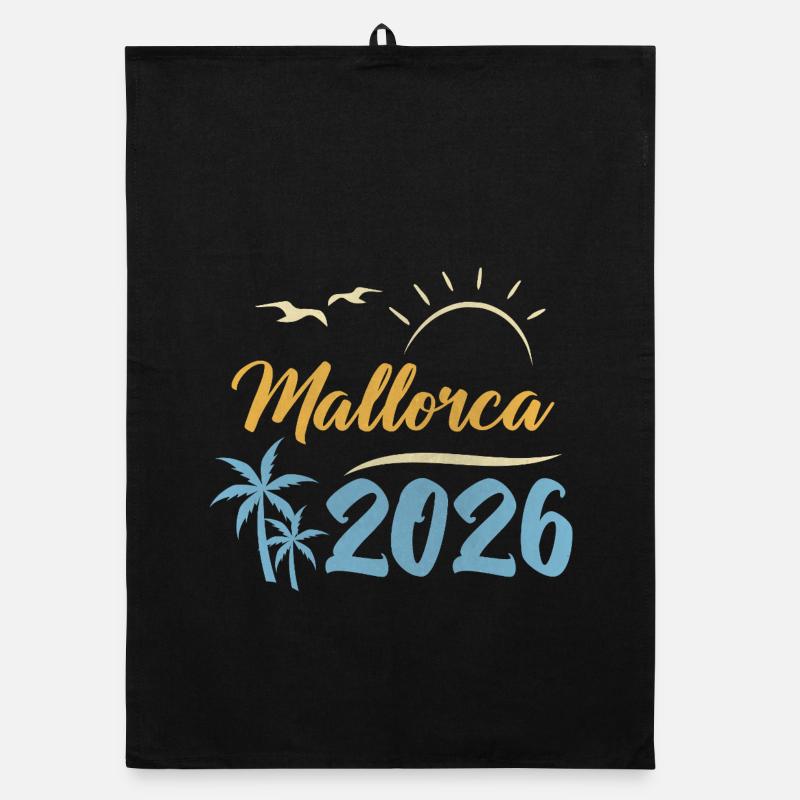 Mallorca 2026 Organic Geschirrtuch