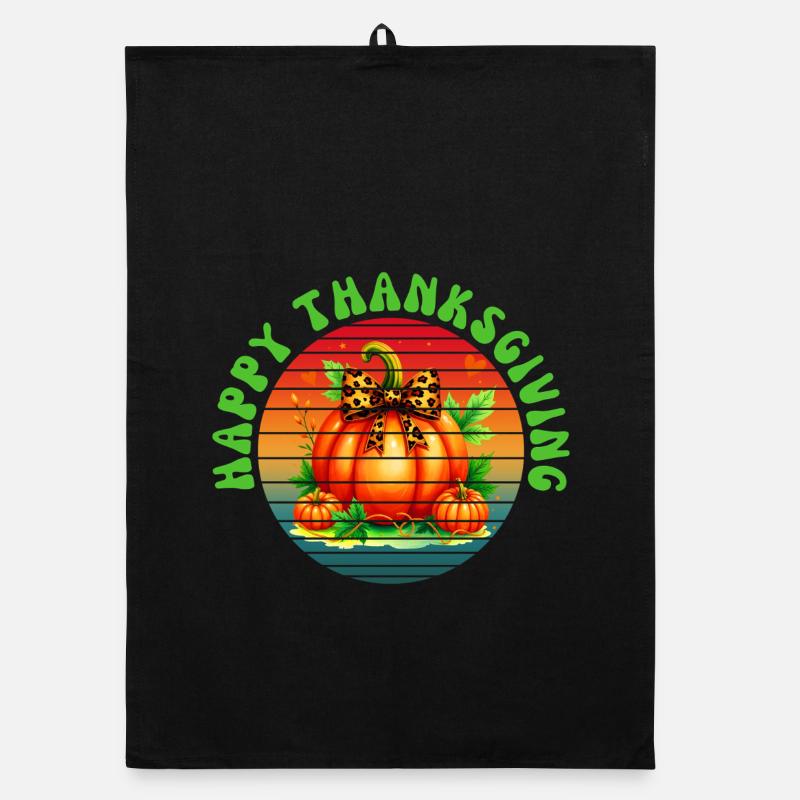 Joyeux Thanksgiving Torchon bio