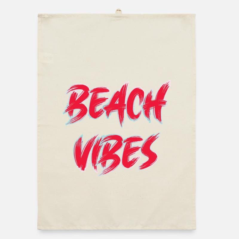 Beach Vibes Organic Geschirrtuch