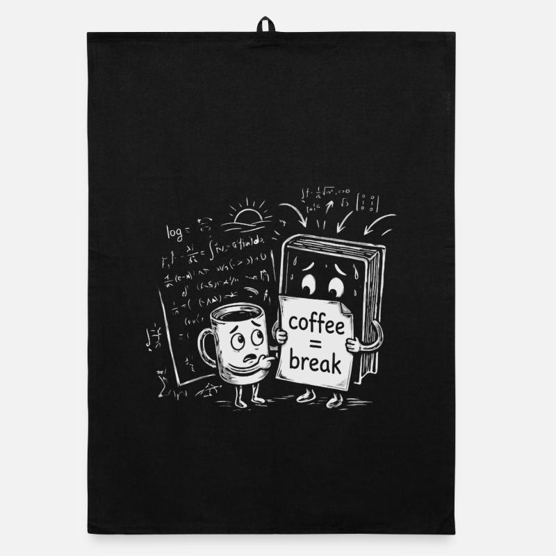 Knowledge Chaos: Coffee Break Office Gift Organic dish towel