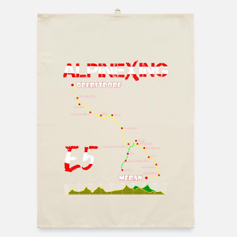 E5 Oberstdorf Meran Organic Geschirrtuch