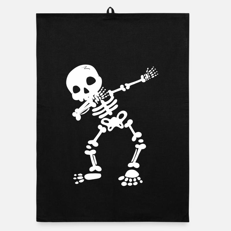 Dab Dance Skeleton I Dabbende Bones I Halloween Torchon bio