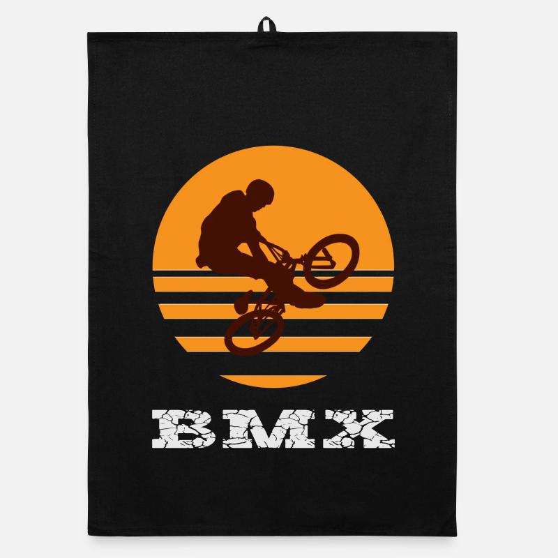BMX - Organic Geschirrtuch - Schwarz