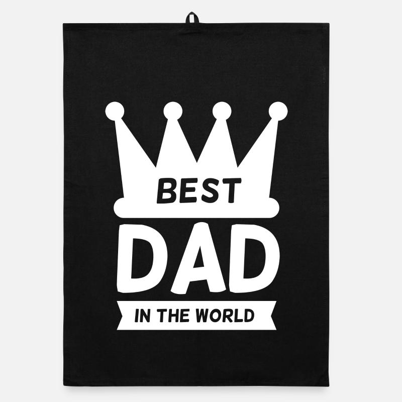 Bester Papa Vater Organic Geschirrtuch