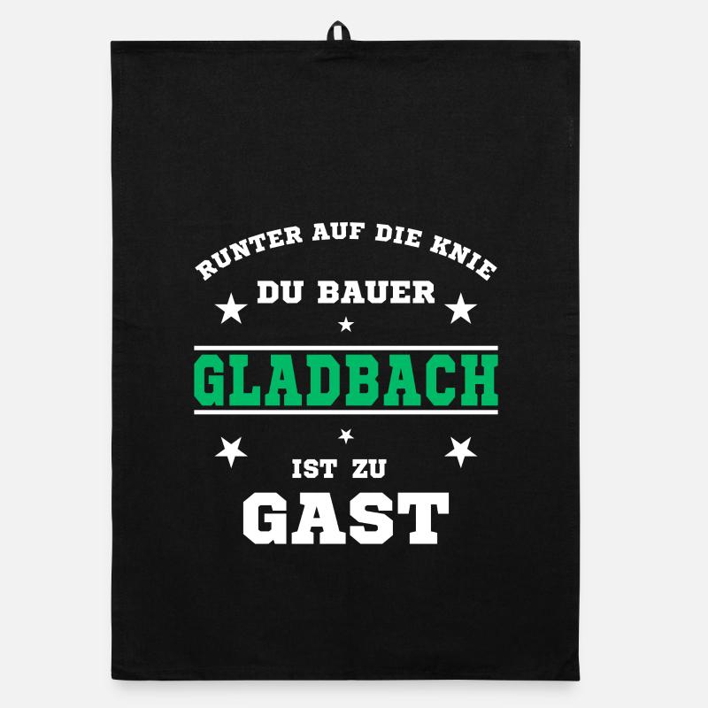 Fussball Fan Gladbacher Stadion Organic Geschirrtuch