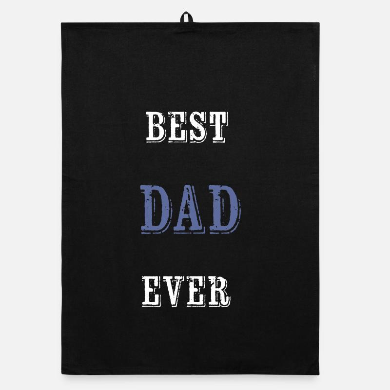 Best father ever Organic dish towel