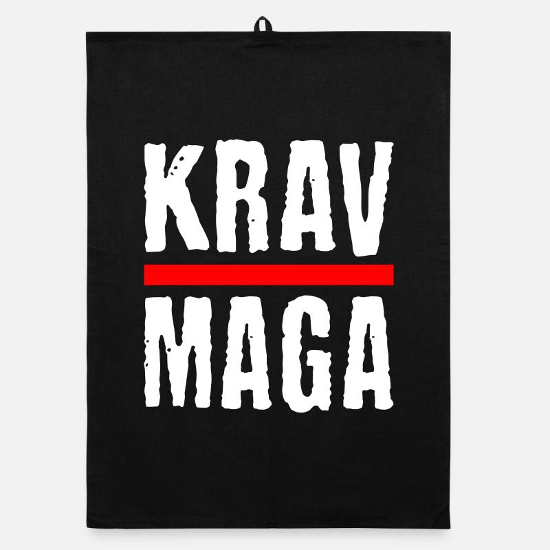 Cool Krav Maga Design - Autodéfense Torchon bio