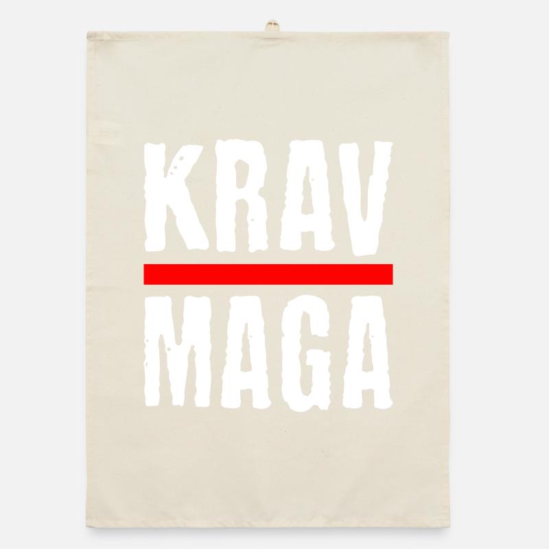 Cool Krav Maga Design - Autodéfense Torchon bio
