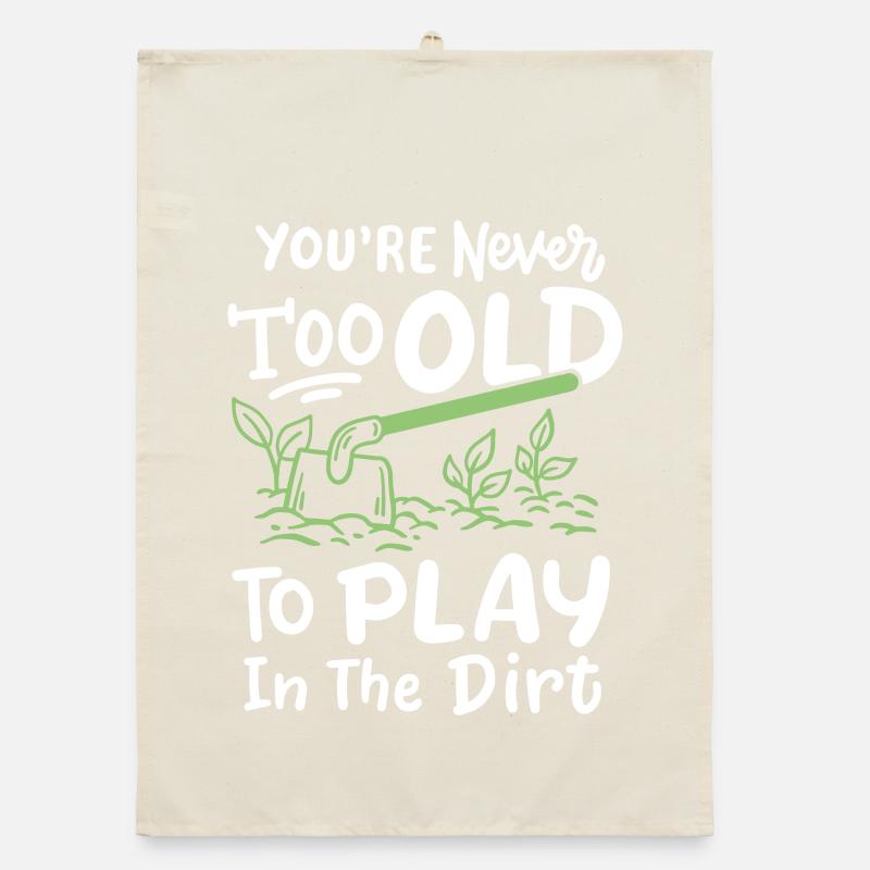 Gartenarbeit Hacken Gärtner Organic Geschirrtuch