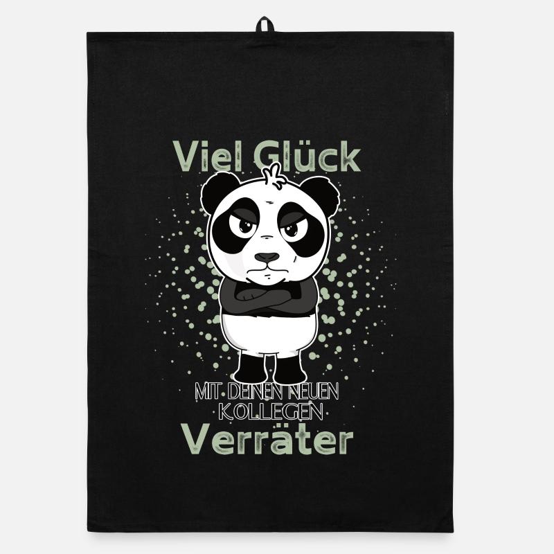 Good luck with the new colleagues Veräter Panda Organic dish towel