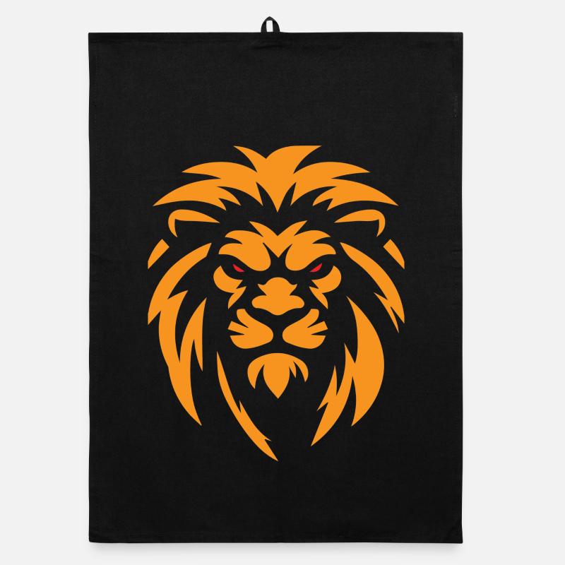 Wütender Löwe Organic Geschirrtuch