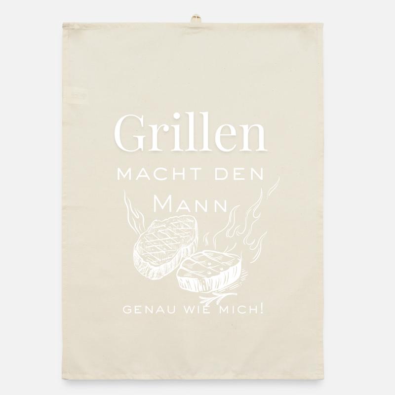 Grilling makes the man Organic dish towel