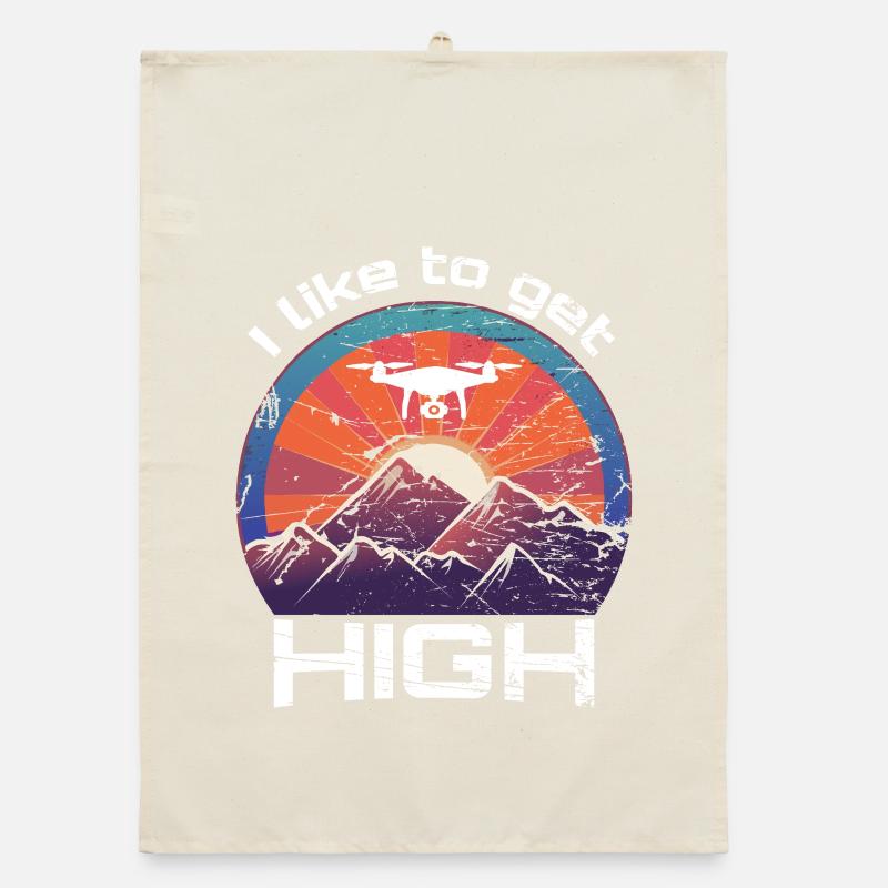 I like to get high drone pilot Organic dish towel