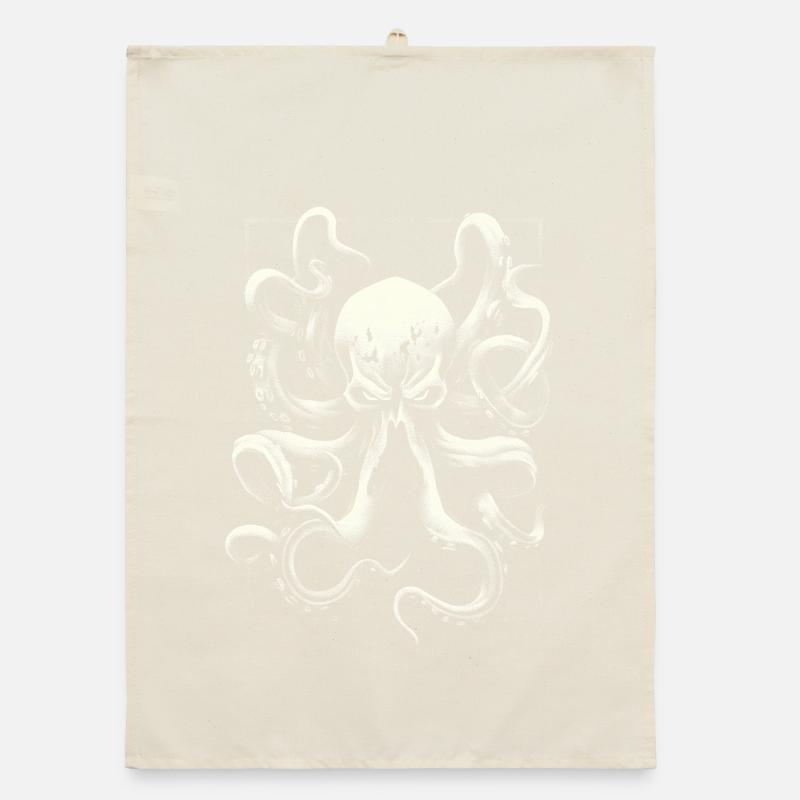 Octopuses Organic dish towel