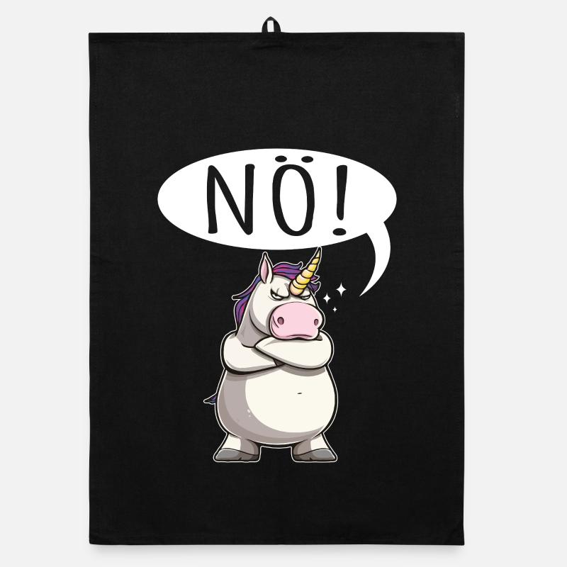 Unicorn Nope chubby Organic dish towel