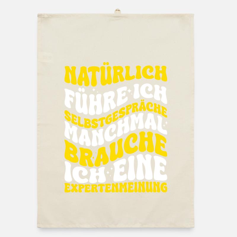 Self-talk know-it-all expert opinion Organic dish towel