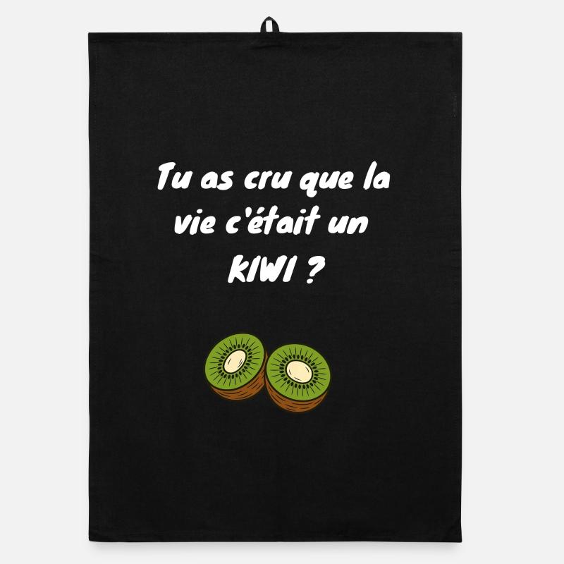 Dachten Sie, das Leben sei ein Kiwi? Organic Geschirrtuch