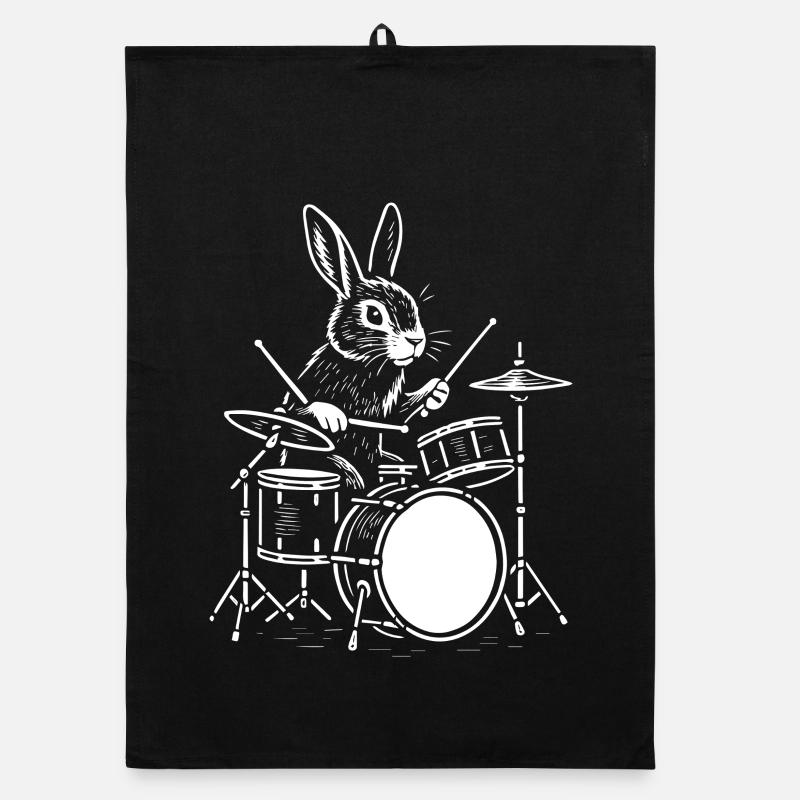 Rythm Rabbit Drummer Torchon bio