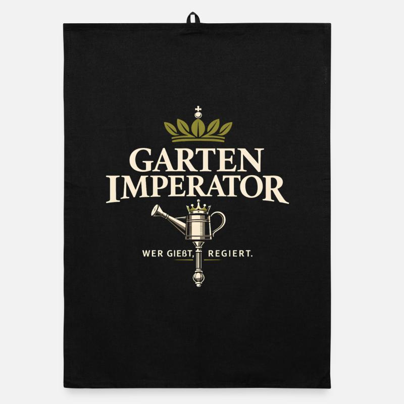 Garten Imperator – Wer gießt, regiert Organic Geschirrtuch