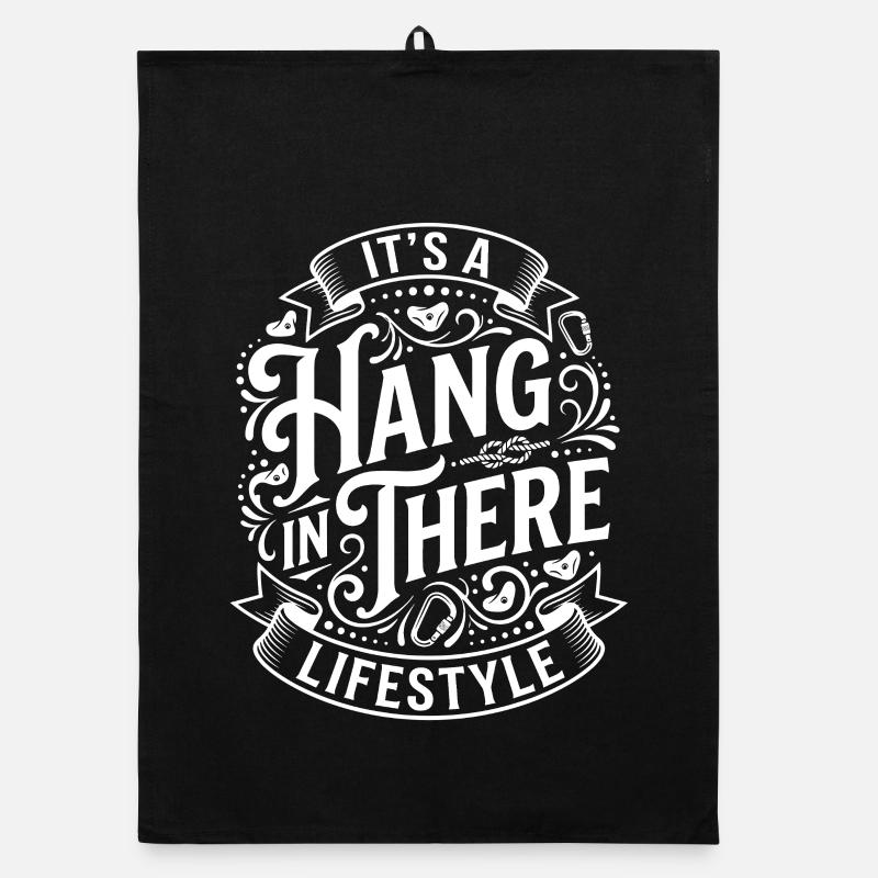 Hang In There Lifestyle Organic dish towel