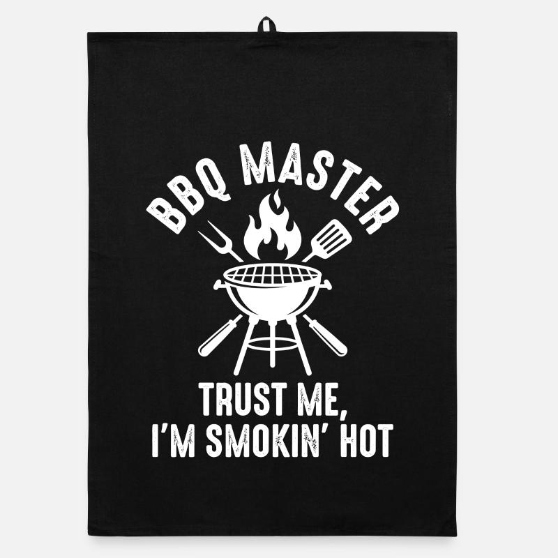 Maître du BBQ Smokin' Hot Torchon bio