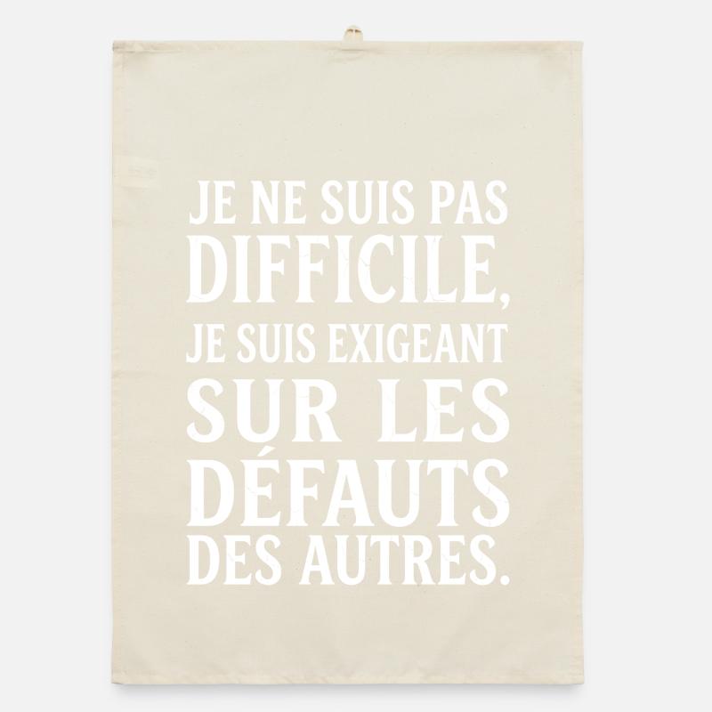 Grumpy humor complaining not difficult Organic dish towel