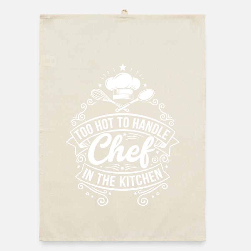 Cuisine à motif de chef chaud Torchon bio