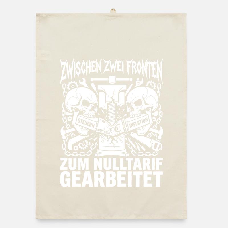 Between two fronts: taxes, inflation, screwing Organic dish towel