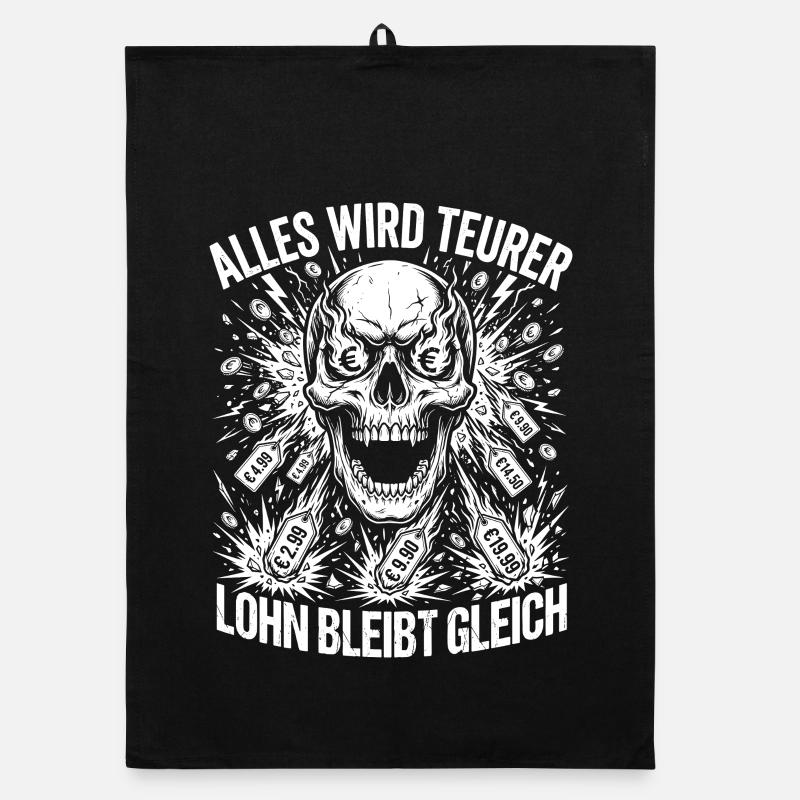 Alles Wird Teurer Lohn Bleibt Gleich Organic Geschirrtuch