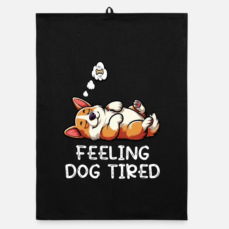 Se sentir fatigué par le chien Corgi Corgi Torchon bio