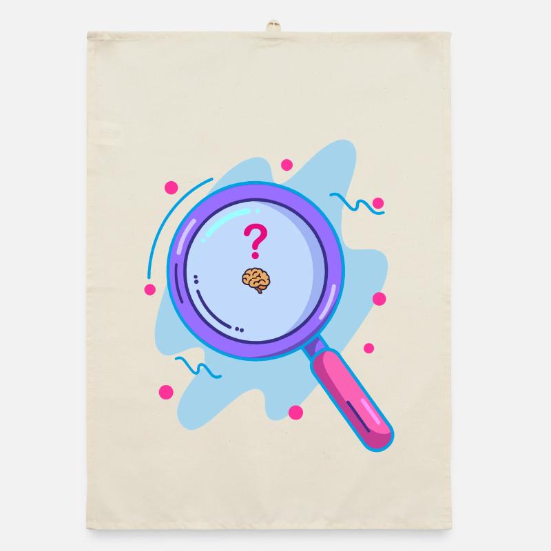 Searching for the brain with a magnifying glass Organic dish towel