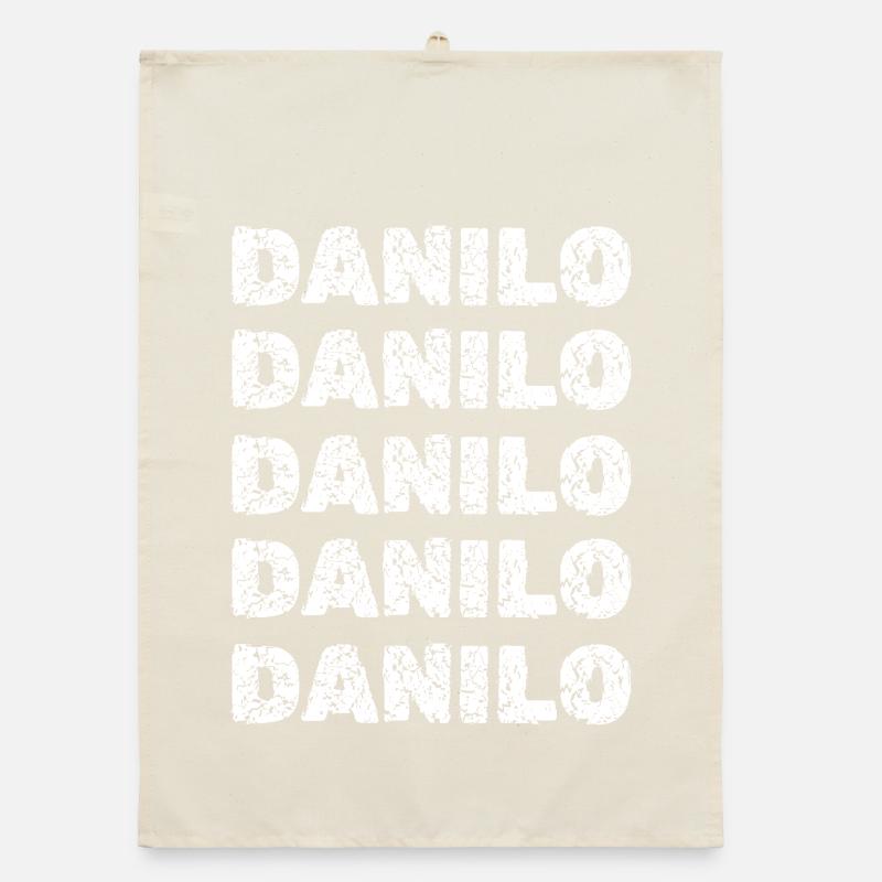 Danilo als Name Organic Geschirrtuch