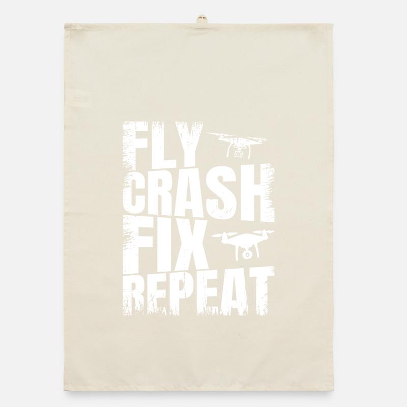 Drone Pilot Accessories Drone Pilot Drone Gift Organic dish towel