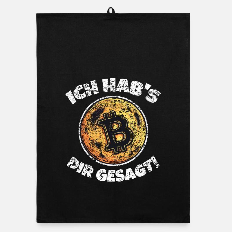 Bitcoin Logo - Ich hab's dir gesagt Organic Geschirrtuch