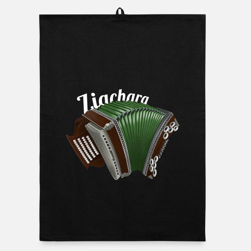 Ziachara // hell | ZiachON! - Organic Geschirrtuch - Schwarz