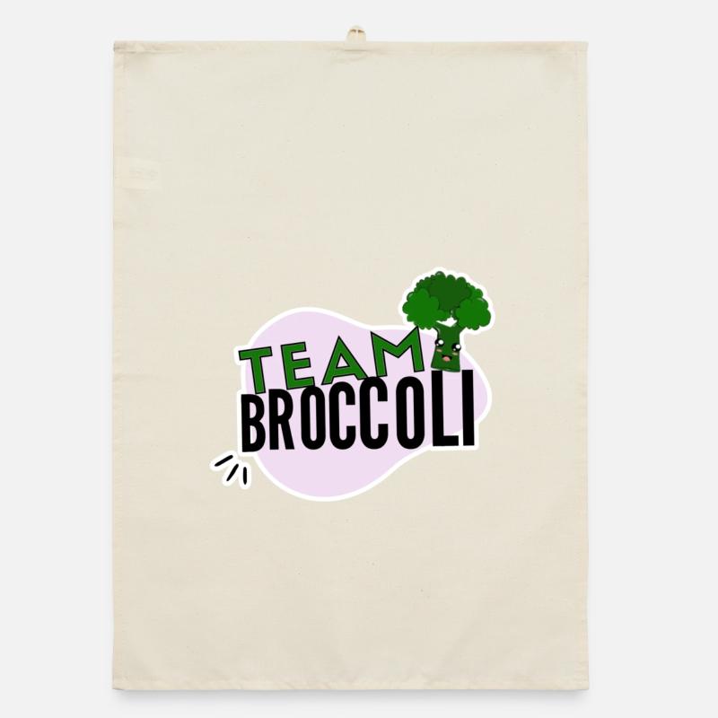 Team Broccoli Organic dish towel