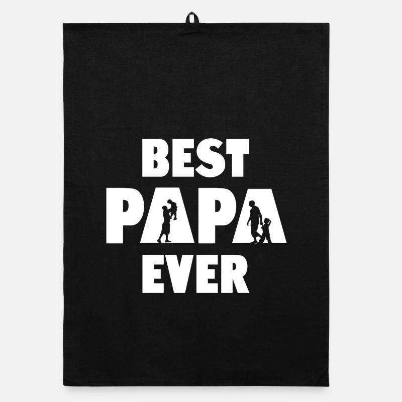 Meilleur papa de tous les temps Torchon bio