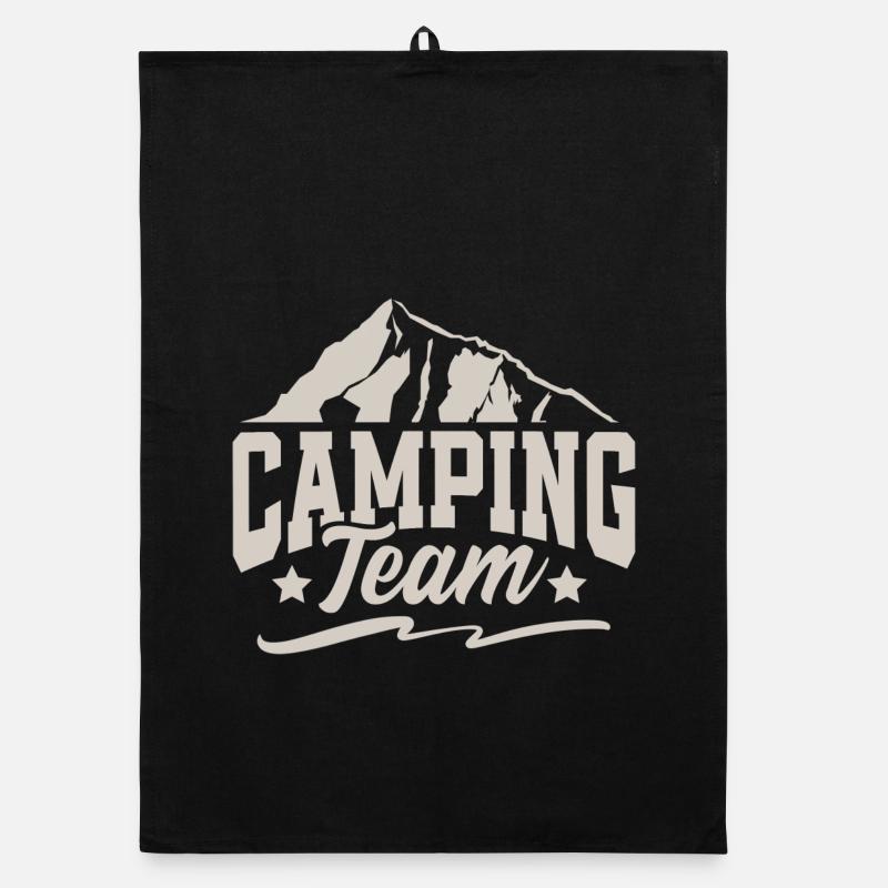 Équipe de camping Camper Campen Torchon bio