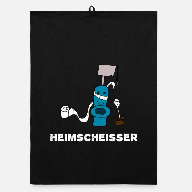 Heimscheisser WC Klo Organic Geschirrtuch