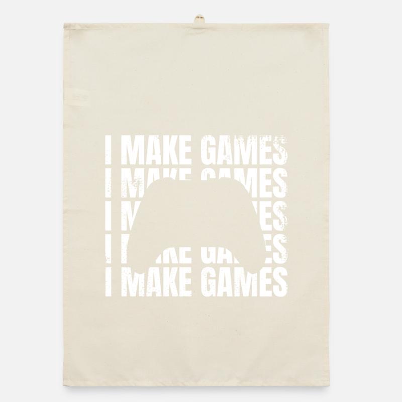 I develop games Organic dish towel