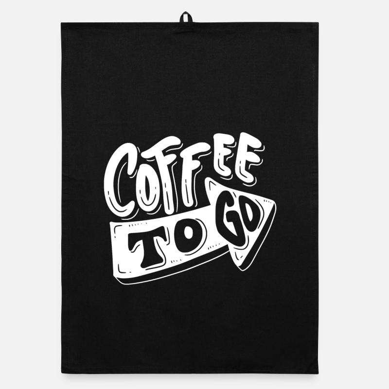 café, j'aime le café, pause café Torchon bio