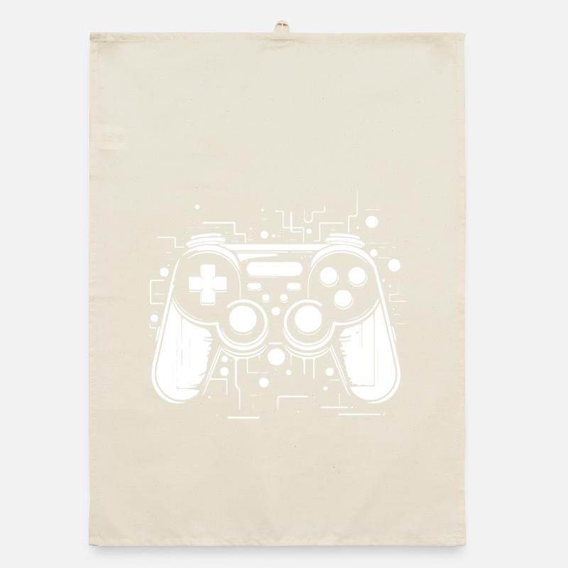 Game Controller Organic Geschirrtuch