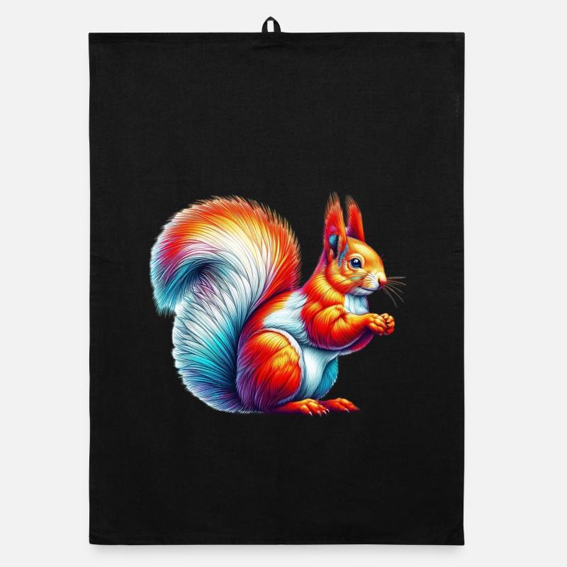 Eichhörnchen Organic Geschirrtuch