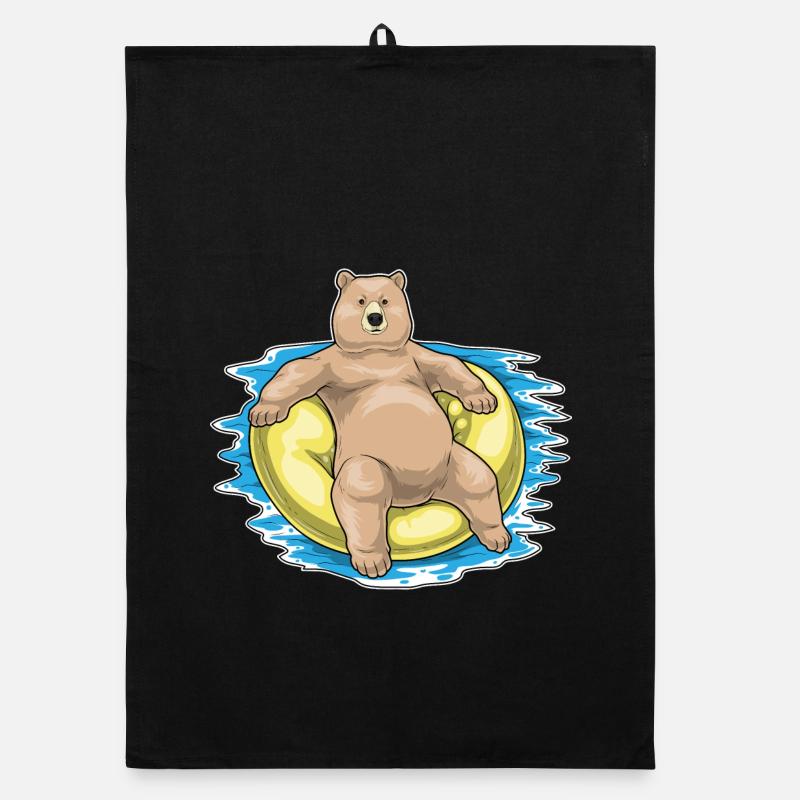 Bouée de sauvetage d’été Bear Torchon bio
