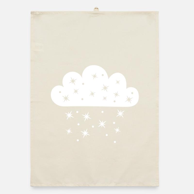 Cloud Starfall Organic dish towel