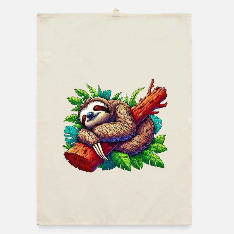 Sloth Organic dish towel